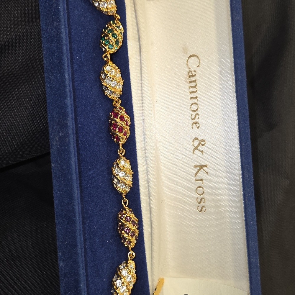 Camrose and Kross Jackie Kennedy Royal Egg Bracelet, JBK hangtag - Picture 6 of 8